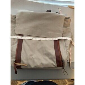 Able Local+Global Made In Mexico Bag Backpack Canvas And Leather